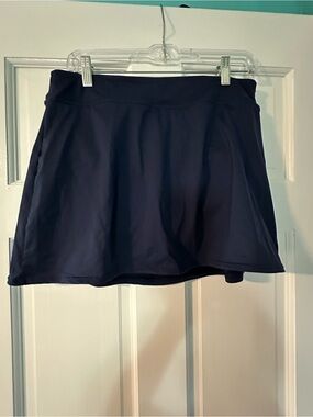 Lands' End Navy Swim Skirt
